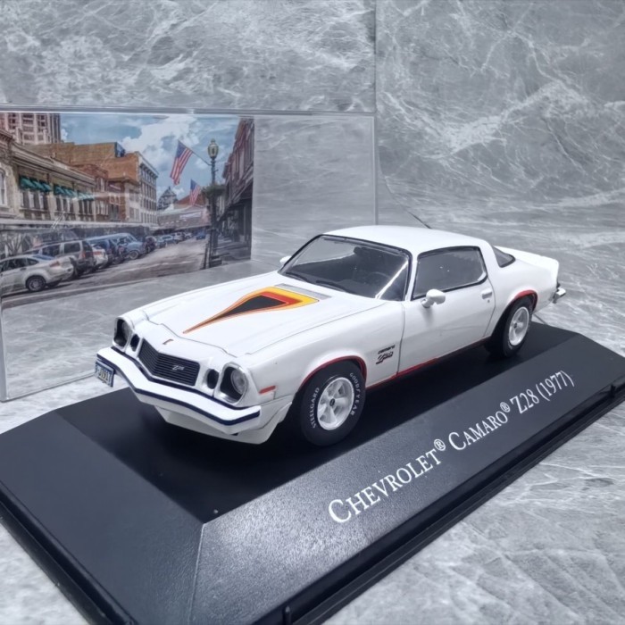 1/43 Chevrolet Camero Z28 1977 โมเดลรถอัลลอย Out of Print Car Model