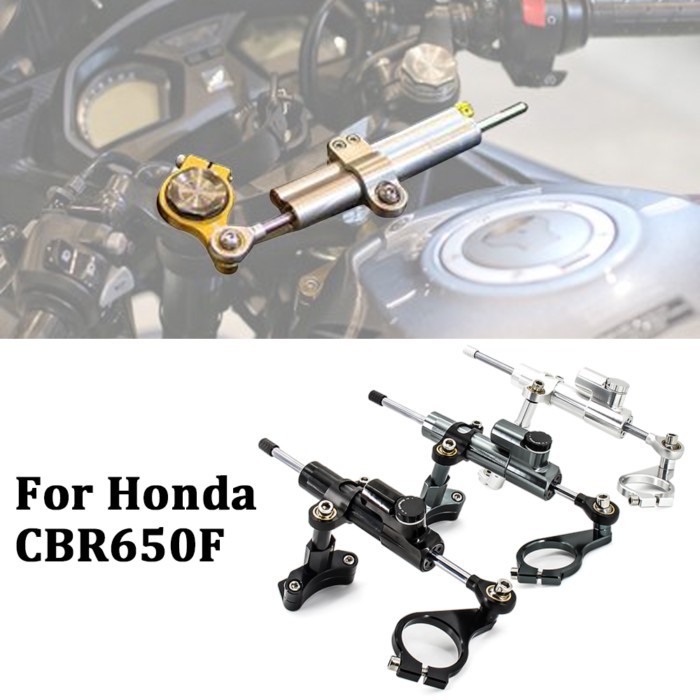 For HONDA CBR650F CBR 650 F 2014-2019 Motorcycle Stabilizer Steering Damper Mounting Kit Bracket Su