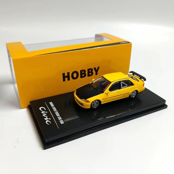 HOBBY 1: 64 HONDA HONDA CIVIC FERIO SIR EG9 โมเดลรถจําลองโลหะผสมรุ่นเครื่องประดับ