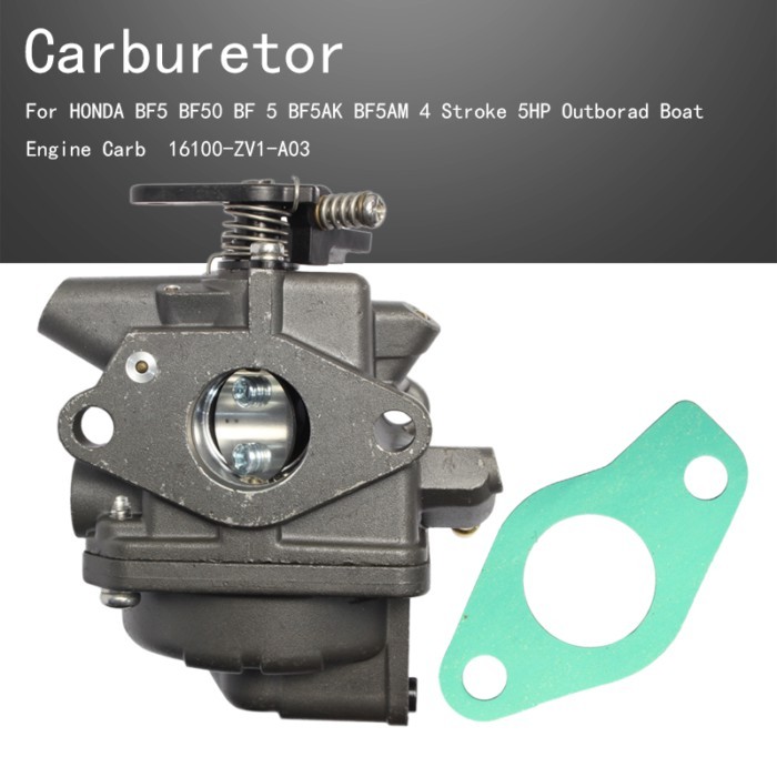 Carburetor For HONDA BF5 BF50 BF 5 BF5AK BF5AM 4 Stroke 5HP Outborad Boat Engine Carb  16100-ZV1-A0