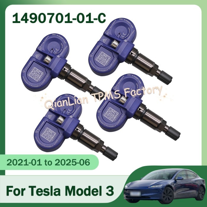 1490701-01-C 1490701-01-B Tire Pressure Monitoring System For Tesla Model 3 S X Y 2021-2025 4pcs/Lo