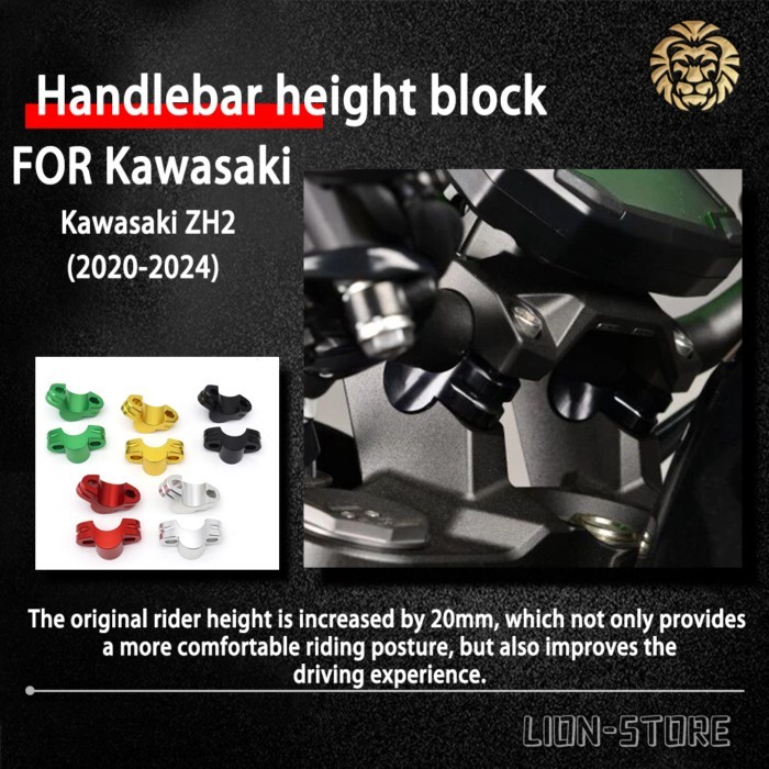 Handlebar height increase code FOR KAWASAKI ZH2 ZH 2 2020 2021 2022 2023 2024 motorcycle accessorie