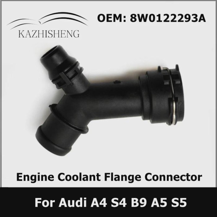 8W0122293A 2.0 Petrol Engine Coolant Hose Pipe Flange Connector for Audi A4 S4 B9 A5 S5 8W0 122 293