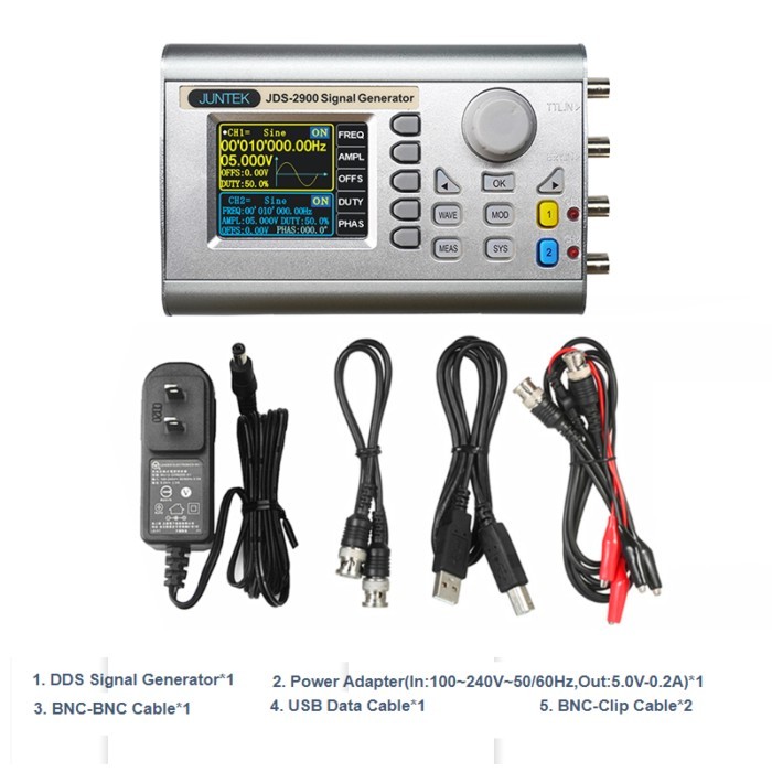 JDS2900 15/30/40/50/60MHZ Multiple Function Signal Generator Pulse Generator  Sweep  Counter Dual-C