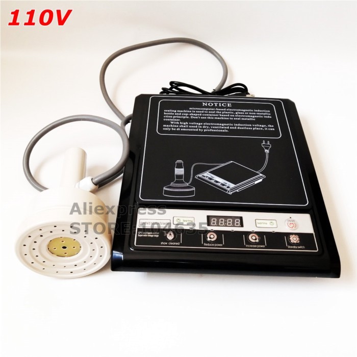 Manual Aluminium Foil Induction Sealing Machine Electromagnetic Glass Jar Can PET Bottle Sealer Mac
