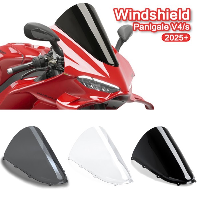 For Ducati Panigale V4 V4S V4R 2025 Motorcycle Windshield Windscreen Screen Protector Fairing Defle