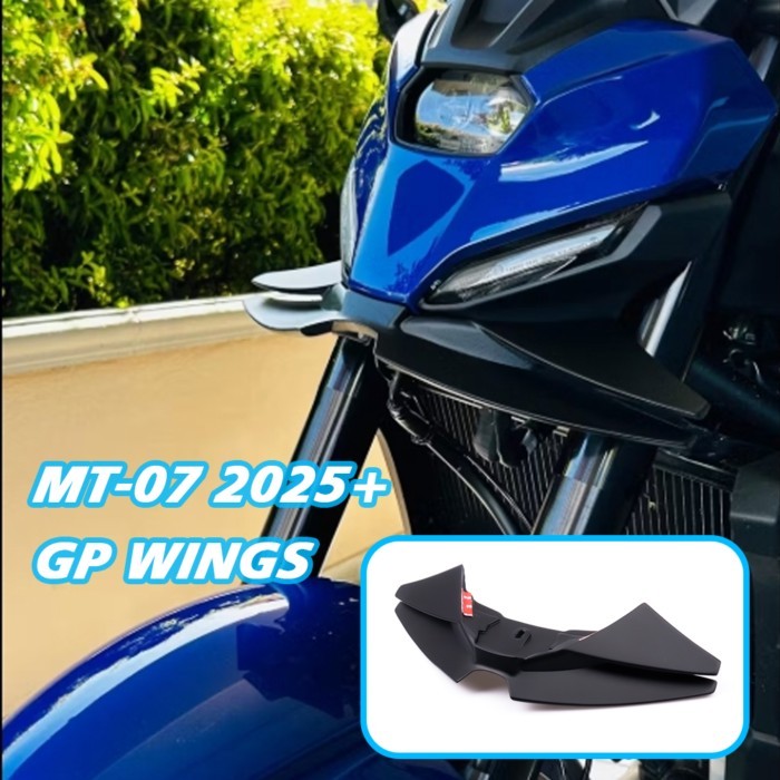 For MT07 MT 07 2024 2025 Motorcycle Downforce Winglet Aerodynamic Wing Front Spoiler Kit New Access
