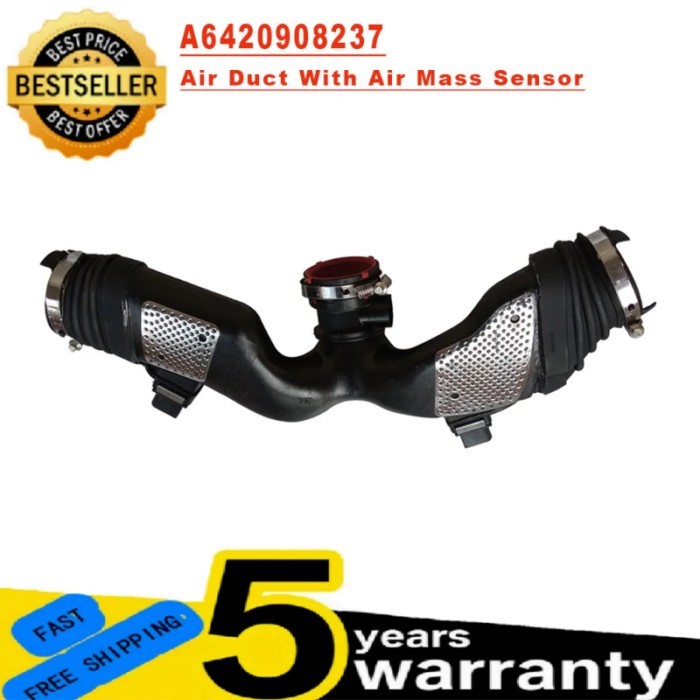 For Mercedes W211 E320 W164 ML320 x164 W251 OM642 CDI V6 Engine Air Duct Intake Manifold Air Mass M