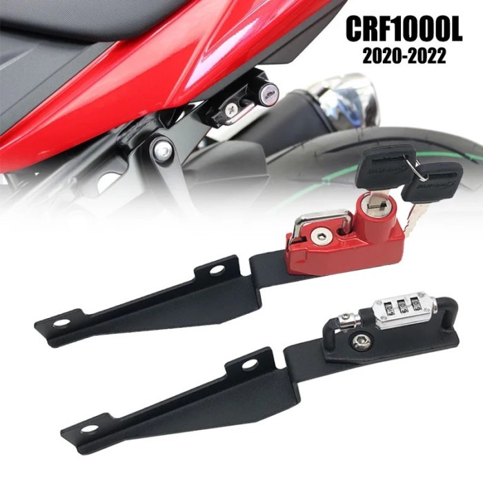 CRF1100L Helmet Lock Mount Hook Keys Locking Password lock For HONDA CRF 1100L AFRICA TWIN Adventur