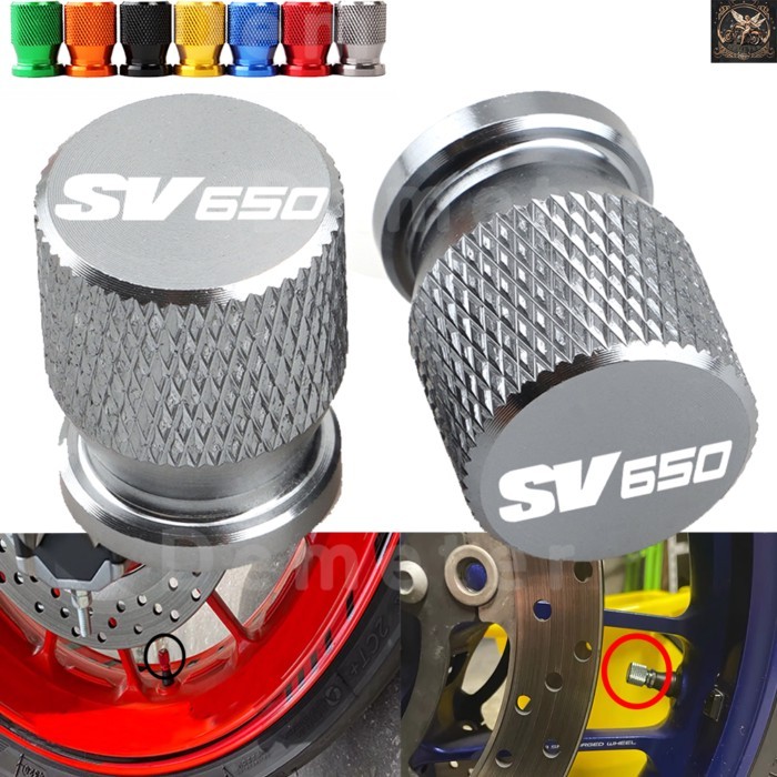 For Suzuki SV650 SV 650 S SV650S Motorcycle CNC Aluminum Wheel Tyre Valve Cap Dust Cover 7 Colors 1