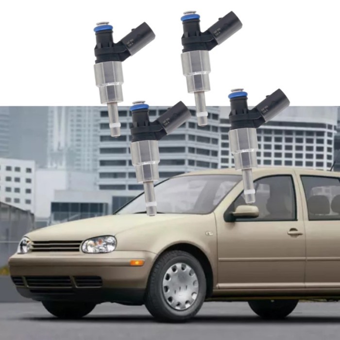 4PCS 06F906036A 0261500020 Fuel Injector Fit for VW EOS JETTA 3 PASSAT GOLF 5 SKODA OCTAVIA 2 2.0 R