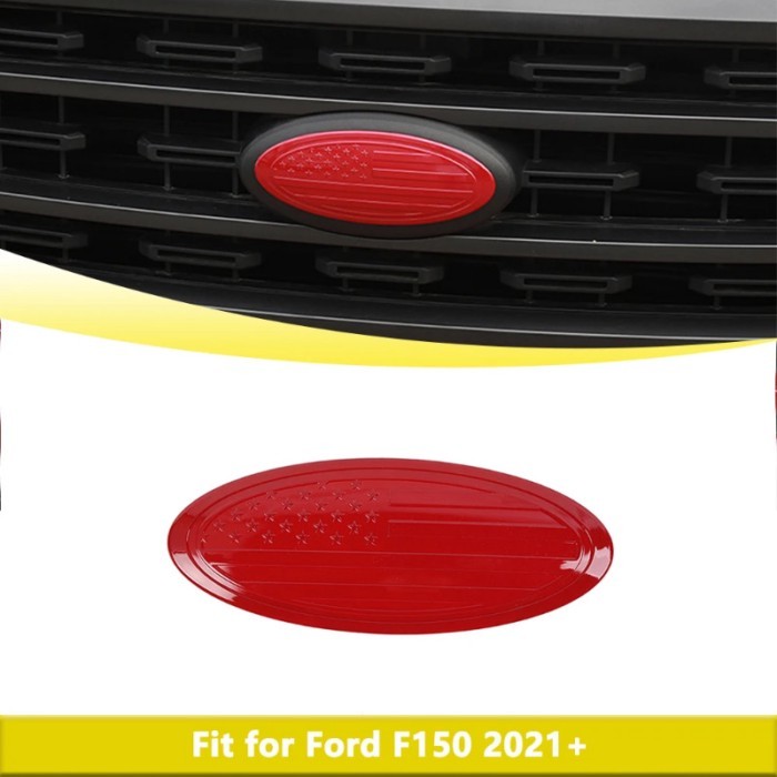 Front Grille Rear Trunk Stickers Emblem Letter Badge Decor Cover Trim for Ford F150 Mustang 2015-20