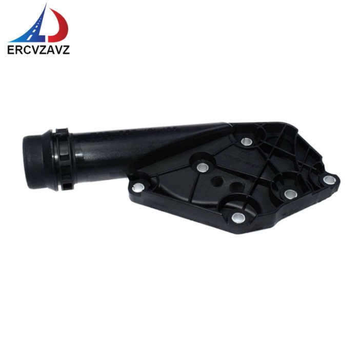 OE Water Pump Thermostat Cover Housing Connector w/ seals For 2005-2012 AUDI A4 A6 3.2L V6 QK48N4 0