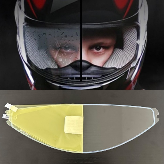 Motorcycle Helmet Visor Anti Fog Film For AGV Sports Modular Flip-Up Visor Helmets Lens Film