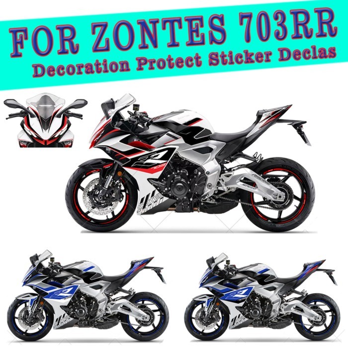 FOR ZONTES 703RR 703 RR Motorcycle Modified Body Front Protection Stickers Decorative Sticker Decal