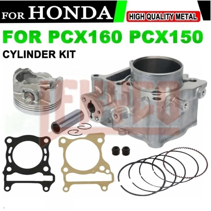 Motorcycle Accessory 62mm Engine Cylinder Kit Motor for HONDA PCX160 PCX150 WW150AM WW150N SH150 AB