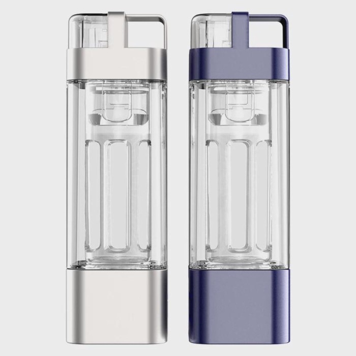 MYVOES 10000PPB H2 Portable Hydrogen Water Cup Generator with Inhaler Rich Hydrogen Water Bottle SP