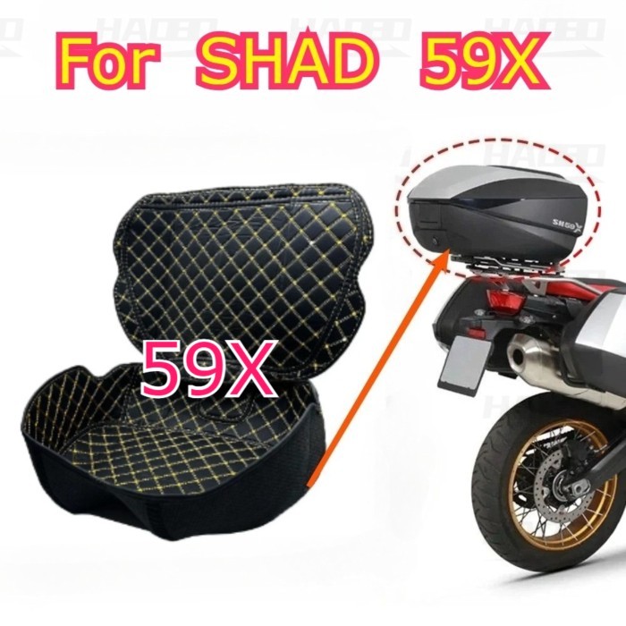 For SHAD SH59X SH 59X  Motorcycle Rear Trunk Case Liner Luggage Box Inner Rear Tail Seat Case Bag L