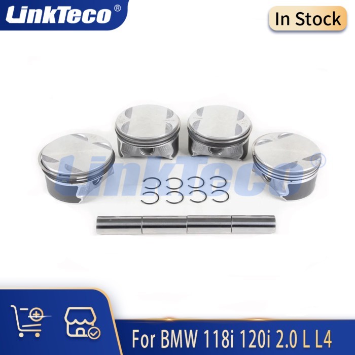 Engine Piston Rings Fit 2.0 L L4 GAS N46B20 For 04-15 BMW 118i 120i 320i 318i 520i X1 sDrive18i Z4