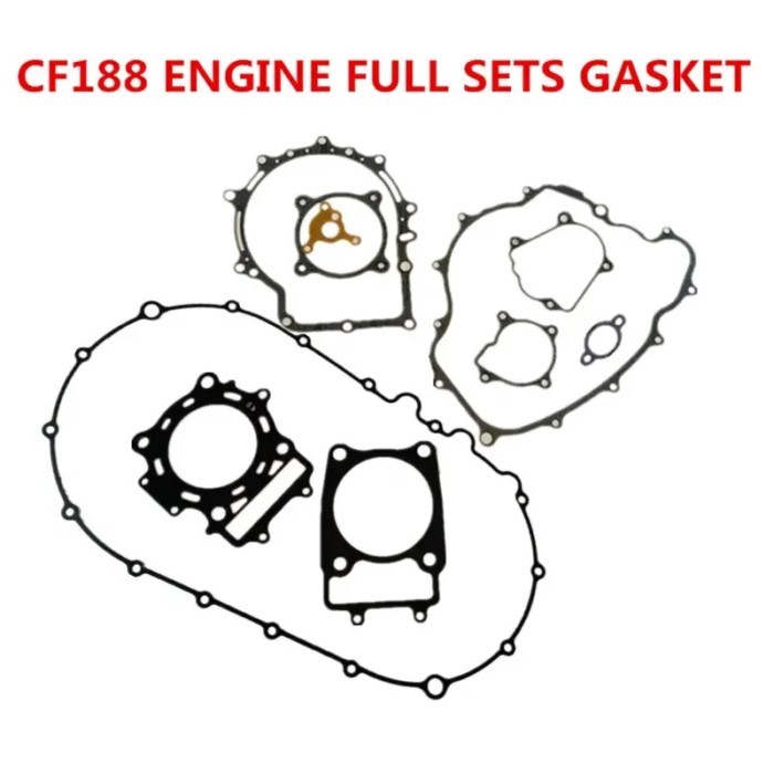 Full Engine Gasket Kit For CF MOTO 500CC  ATV UTV Parts X5 U5 CF188 Engine XINYANG UTV
