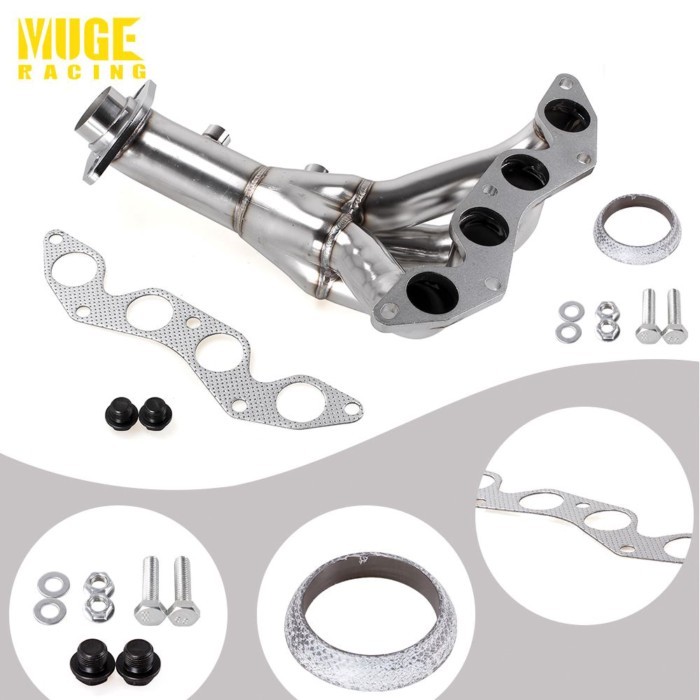 New Arrived Stainless Steel Racing Manifold Header Exhaust For 01-05 HONDA CIVIC DX/LX D17 1.7 EM2/