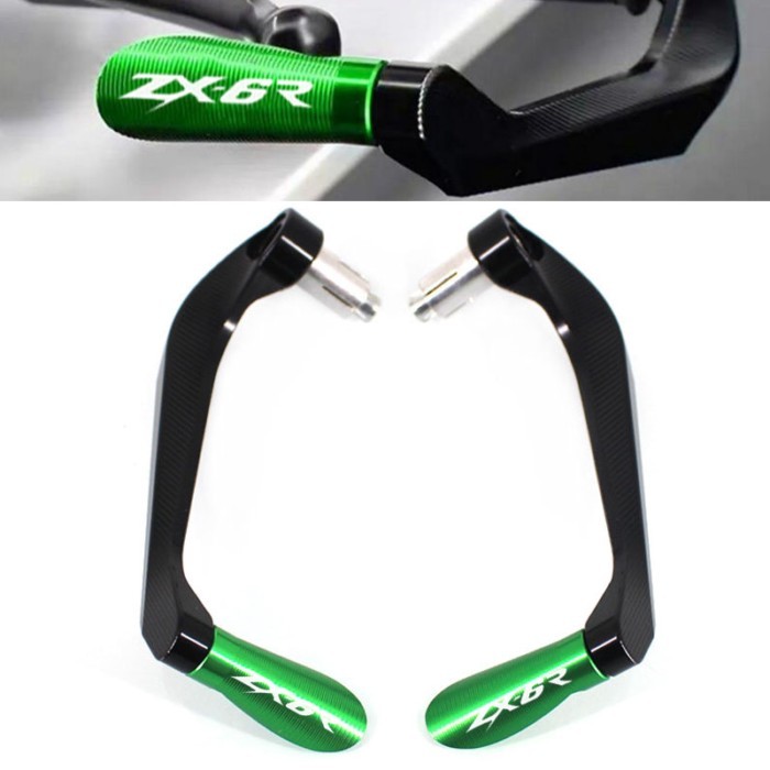 Motorcycle CNC 7/8" 22mm Handlebar Grips Guard Brake Clutch Levers Guard Protector For ZX-6R ZX6R Z