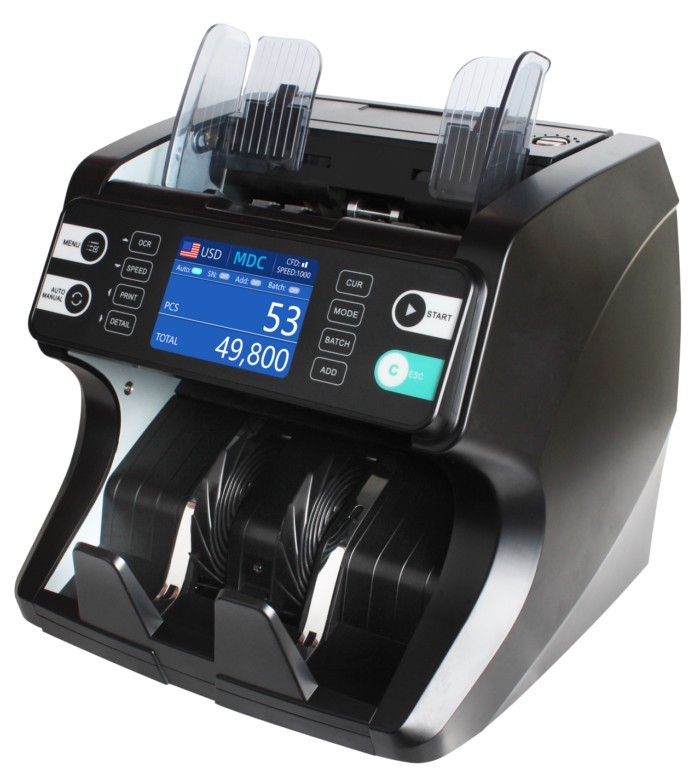 AL 926 Multi Currency Cash Registe Detector Money Counter Bill Counter Counting Machine LCD Display