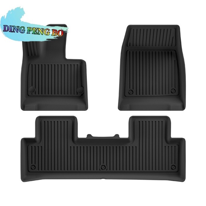 For 2025 Xiaomi YU7 Black TPE Car Floor Mat/Rear Trunk Mat  All-Weather Non-Slip Eco-Friendly Car A