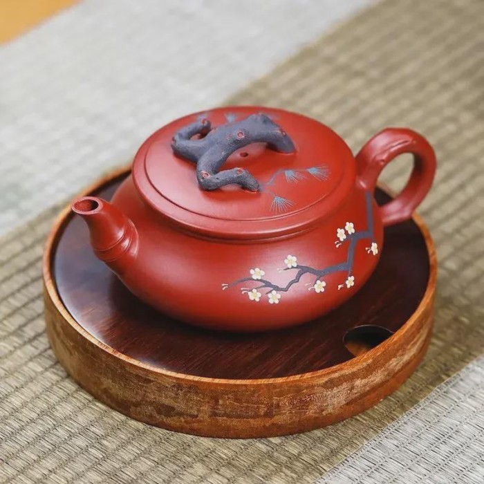 Yixing Purple Clay Teapots Raw Ore Dahongpao Stone Scoop Tea Pot Home Zisha Filter Kettle Tea Set