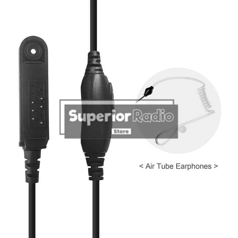 ▥ หูฟังแบบท่อลม  Uv-68 Pro Max V2 สำหรับ Uv-9R ชุดหูฟังแบบอะคูสติกพร้อมไมโครโฟน PTT สำหร