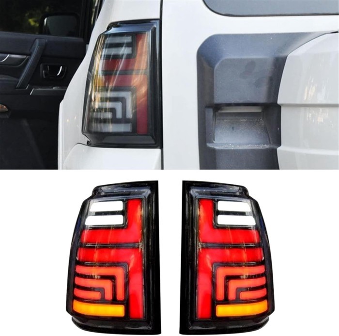 LED Tail Light for Mitsubishi Pajero V93 V97 20062020 with Flow Sequence Turning Tail Brake Lights