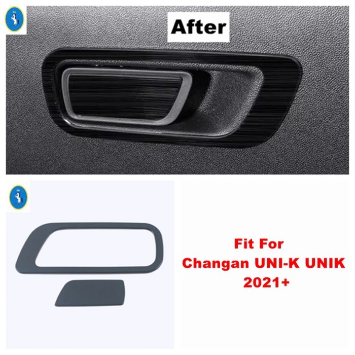 Auto Accessories Copilot Glove Box Handle Copilot Storage Clasp Hand Bowl Sequins Cover Trim For Ch