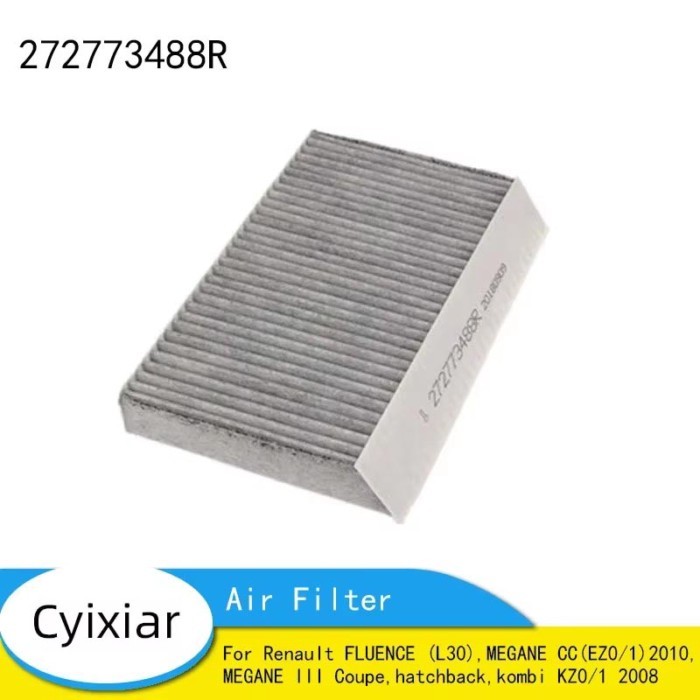 Cabin Air Filter 272773488R for Renault FLUENCE (L30),MEGANE CC(EZ0/1)2010,MEGANE III Coupe,hatchba