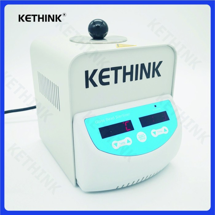 KETHINK KT-GS300-L Micro Lab Use Glass Bead Dry Sterilizer for Lab Forceps, Scissors, Needles