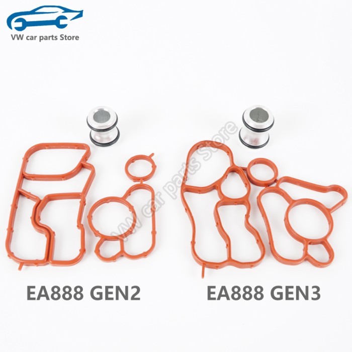 06J117070C 06J115441A Oil Cooler Gasket Pipe And Connector Joint For EA888 Audi A4A5A6Q5 VW Golf Ti