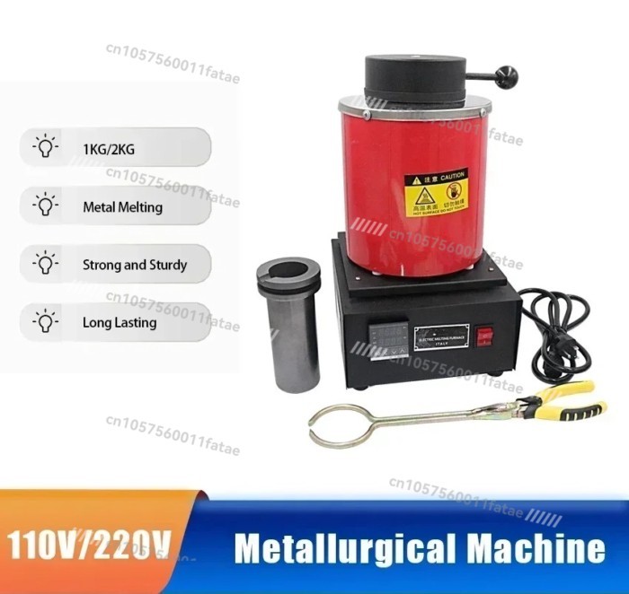 New 1KG/2KG Gold Melting Furnace Metal Melting Machine Equipment Smelting Metallurgical Machine