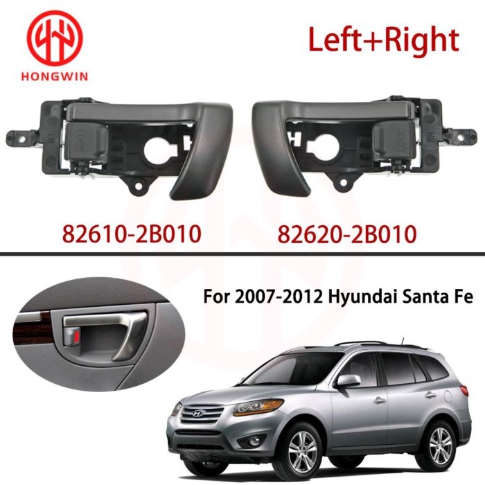 Interior Inner Inside Door Handle Left Driver Side 82610-2B010 / Right Side 82620-2B010 For Hyundai