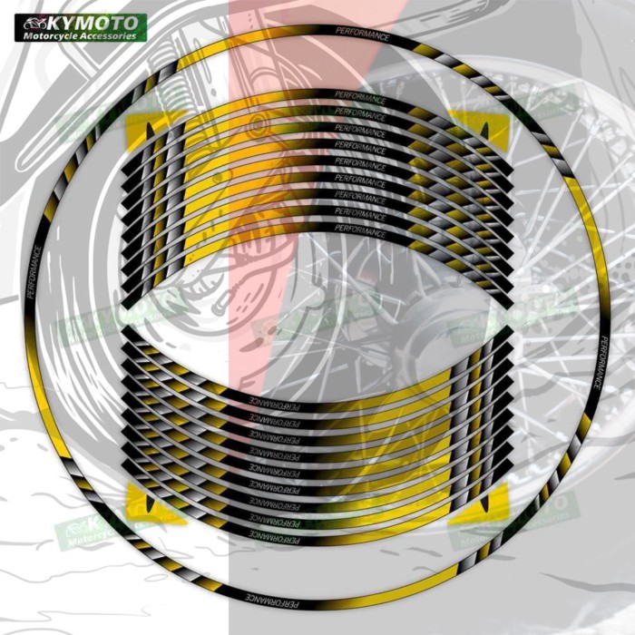 For 748 916 999 998 749 750 800 851 888 900 SS reflective motorcycle accessories 17 inch wheel deca