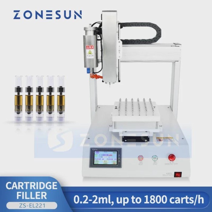 ZONESUN Liquid Filling Machine ZS-EL221 Automatic Custom Oil Atomizer Vial Small Dose Filler Packag