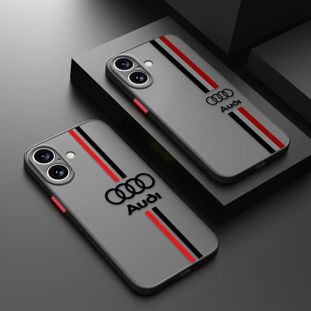 หรูหราชุดรถนักเลง Audi Matte เคสโทรศัพท์สําหรับ OPPO RENO 14 14F 13 13F 8 8T 7 7Z 6 5 5F 4 4F LITE 2