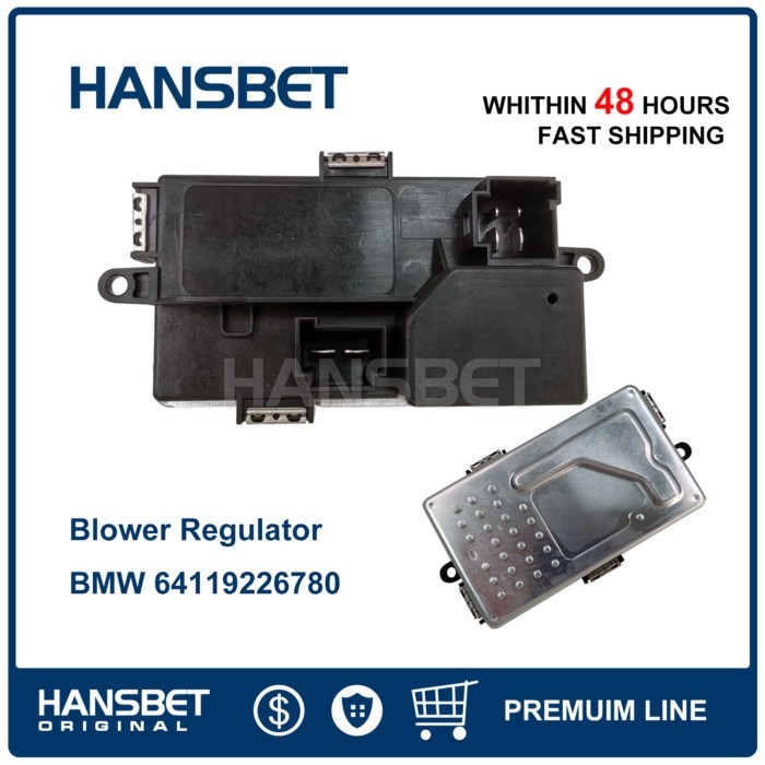 A/C Heater Blower Motor Resistor Regulator 64119226780 For BMW F06 F07 F10 F11 F01 F18 535d 535i 55