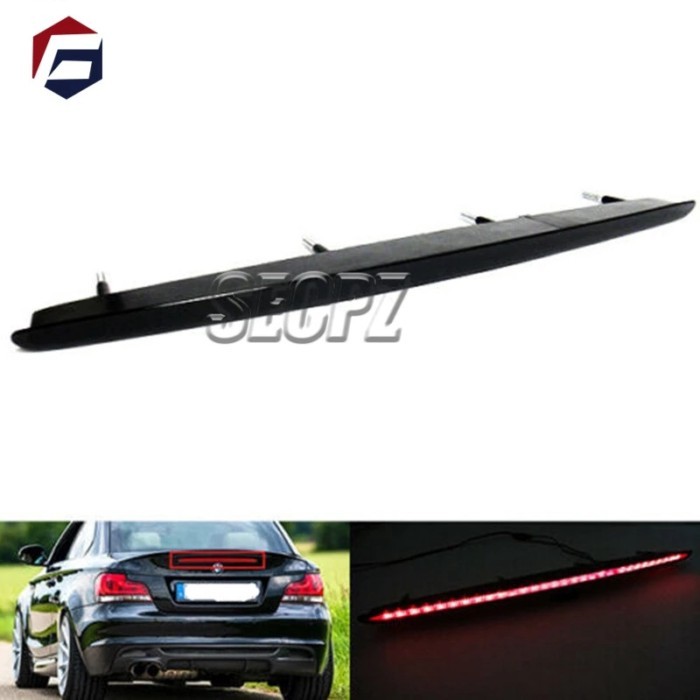 63257164978 E82 E88 M Coupe Black Smoked LED Car Rear Boot Third Brake Light Lamp For BMW E82 E88 2