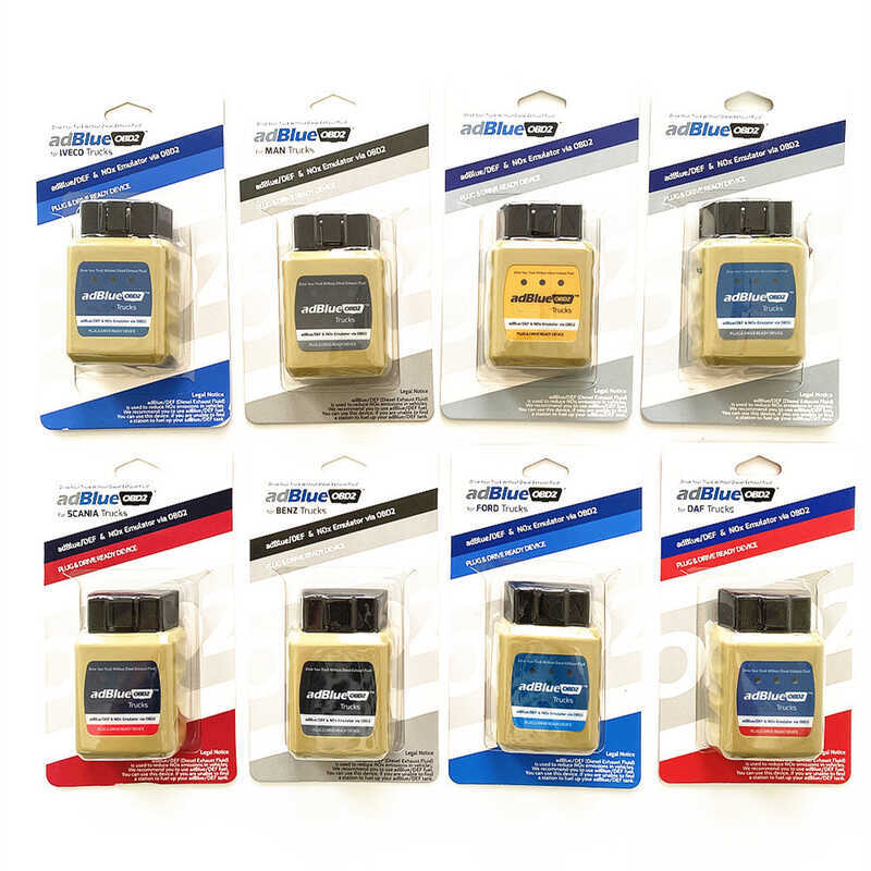 หัวเดียว ADBLUE obd2 Emutor DAF/IVECO/BENZ ไม่มีปลั๊กจําลองอะแดปเตอร์ถอดชิ้นส่วน