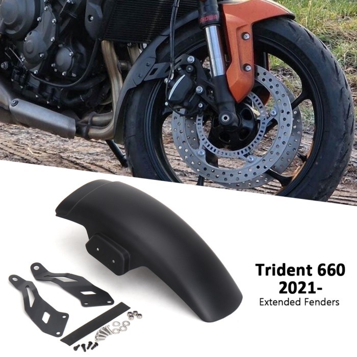 Motorcycles Plastic Front Fender Extender Mudguard New For Trident 660 Trident660 TRIDENT 660 2021