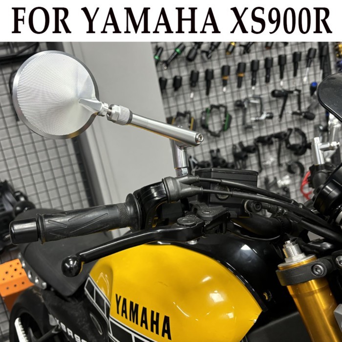 XS900R Motorcycle Mirror for YAMAHA XS 900 R XS900 R Folding Mirror Blue Anti-Glare Mirror XSR900 A