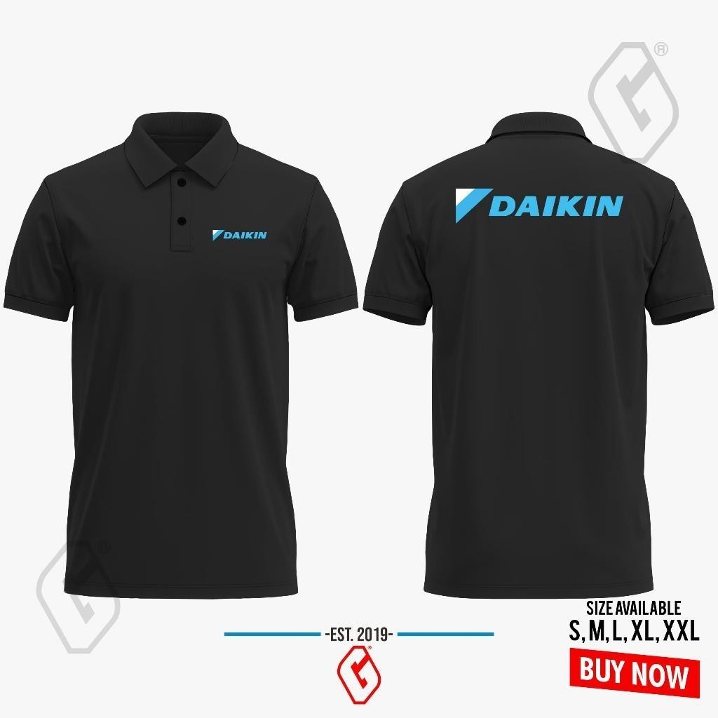 เสื้อยืดคอปกโปโล ไดกิ้น สำหรับพนักงานติดตั้งแอร์