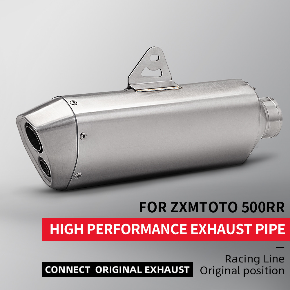 สลิปออนสําหรับ ZX-500RR‌ 500RR รถจักรยานยนต์ท่อไอเสียระบบ Escape Moto
