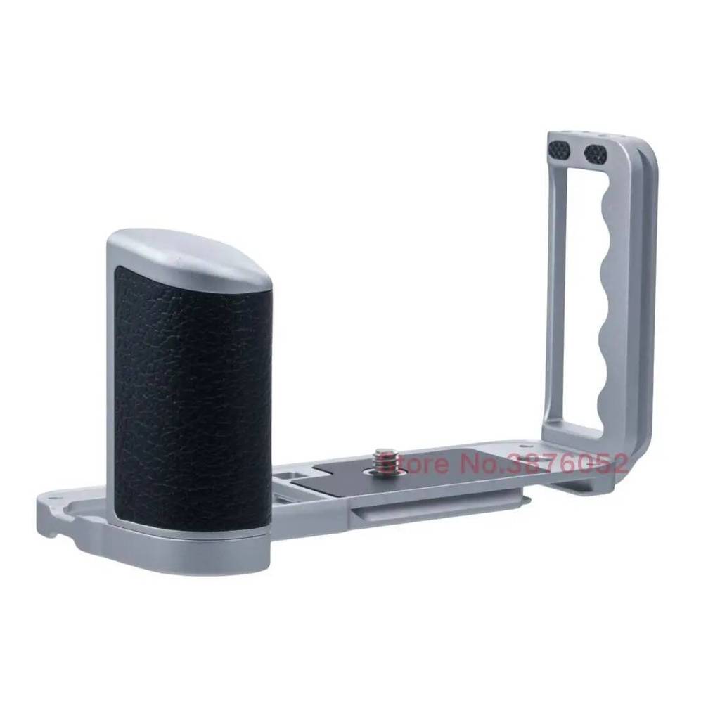 PEIPRO GFX100RF U-Shape Quick Release Camera Bracket Hand Grip (ห่อหนังแท้) ออกแบบมาสําหรับกล้อง Fuj
