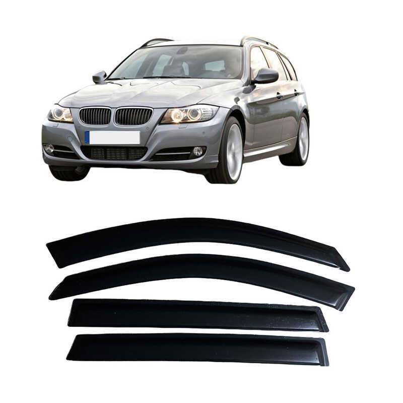 เหมาะสําหรับ BMW BMW 3 Series E91 26-2011 WAGON บล็อกฝนหน้าต่างด้านข้าง Deflector Rain Eyebrow