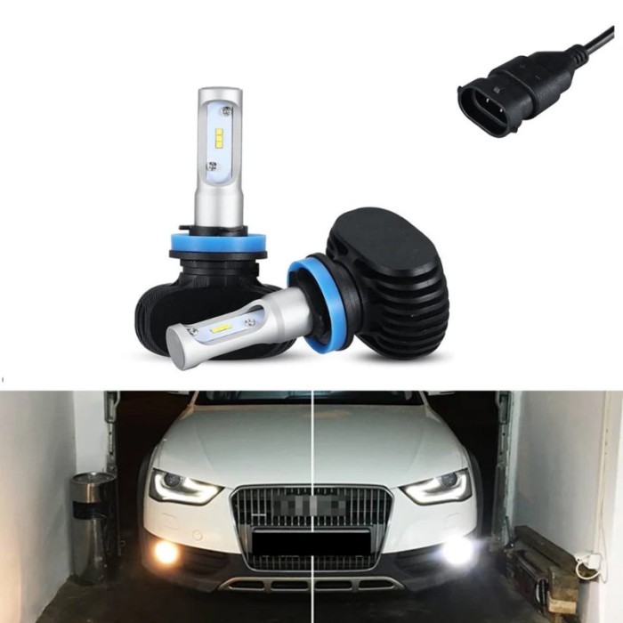 High Power H8 / H11 LED Headlight bulb fog light 50W 8000LM For Audi A4 B8.5 / B8 Facelift Allroad